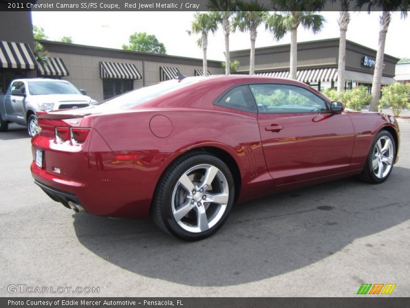 Red Jewel Metallic / Gray 2011 Chevrolet Camaro SS/RS Coupe