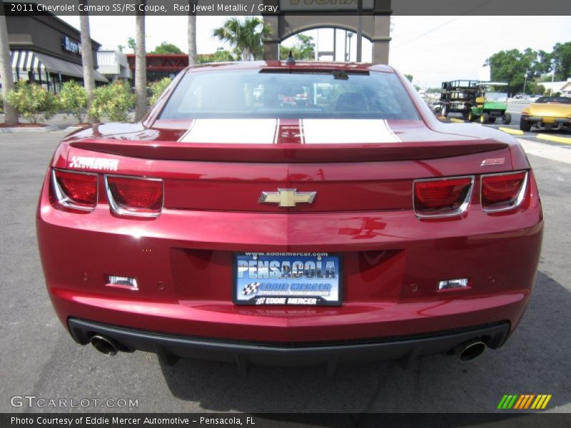Red Jewel Metallic / Gray 2011 Chevrolet Camaro SS/RS Coupe