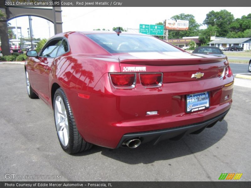 Red Jewel Metallic / Gray 2011 Chevrolet Camaro SS/RS Coupe