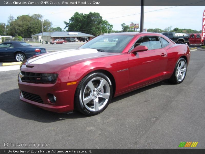 Red Jewel Metallic / Gray 2011 Chevrolet Camaro SS/RS Coupe