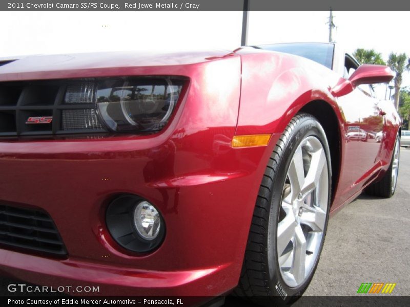 Red Jewel Metallic / Gray 2011 Chevrolet Camaro SS/RS Coupe