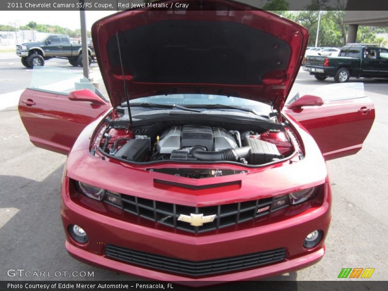Red Jewel Metallic / Gray 2011 Chevrolet Camaro SS/RS Coupe