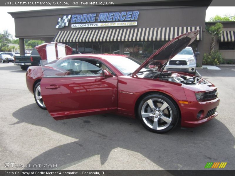 Red Jewel Metallic / Gray 2011 Chevrolet Camaro SS/RS Coupe