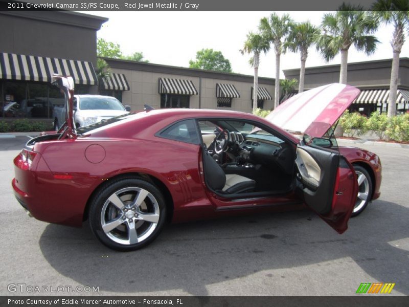 Red Jewel Metallic / Gray 2011 Chevrolet Camaro SS/RS Coupe