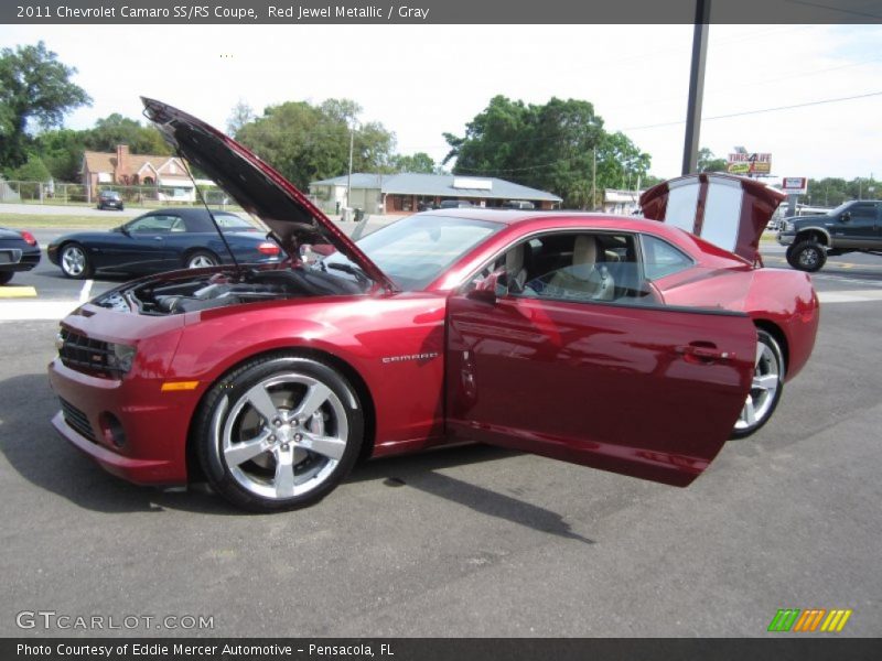 Red Jewel Metallic / Gray 2011 Chevrolet Camaro SS/RS Coupe