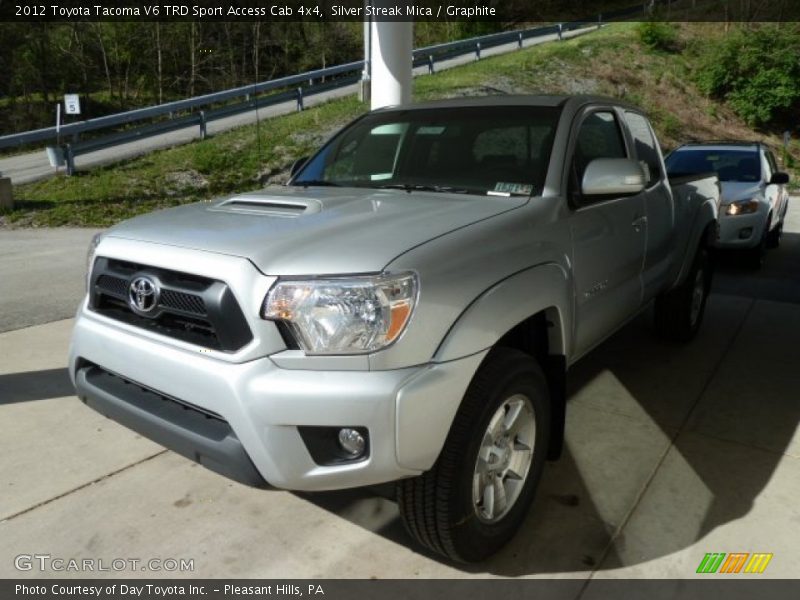 Silver Streak Mica / Graphite 2012 Toyota Tacoma V6 TRD Sport Access Cab 4x4