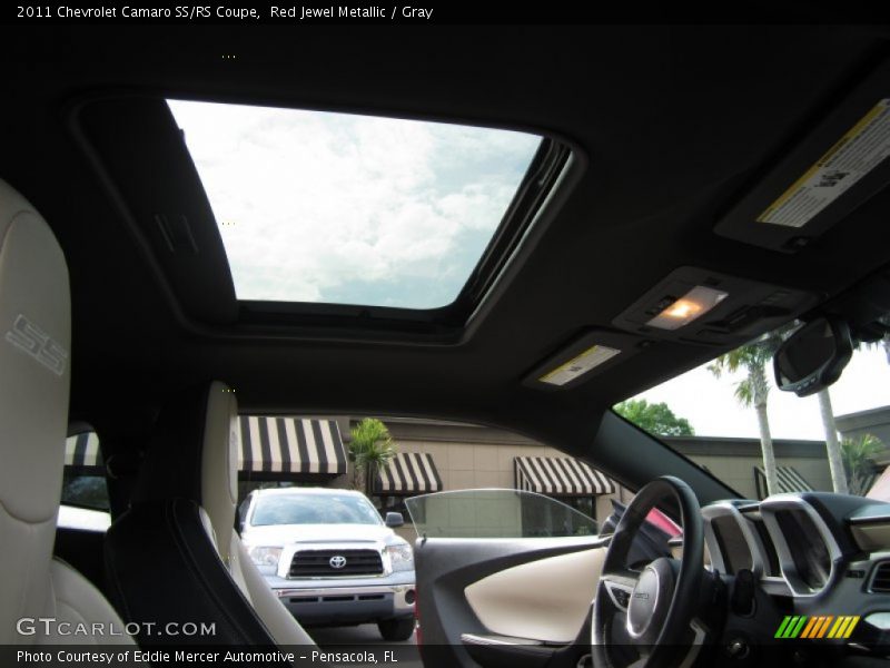 Red Jewel Metallic / Gray 2011 Chevrolet Camaro SS/RS Coupe