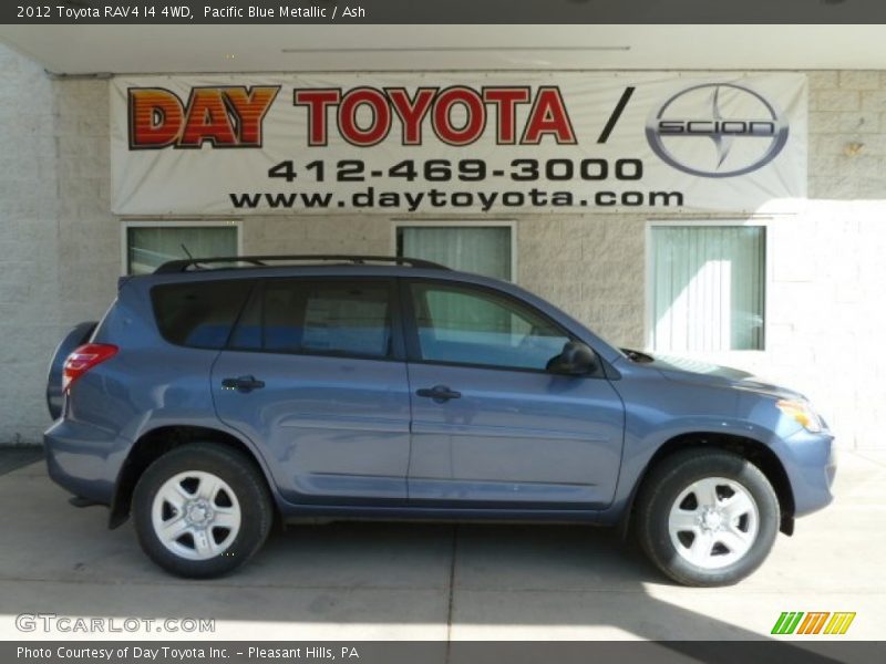 Pacific Blue Metallic / Ash 2012 Toyota RAV4 I4 4WD