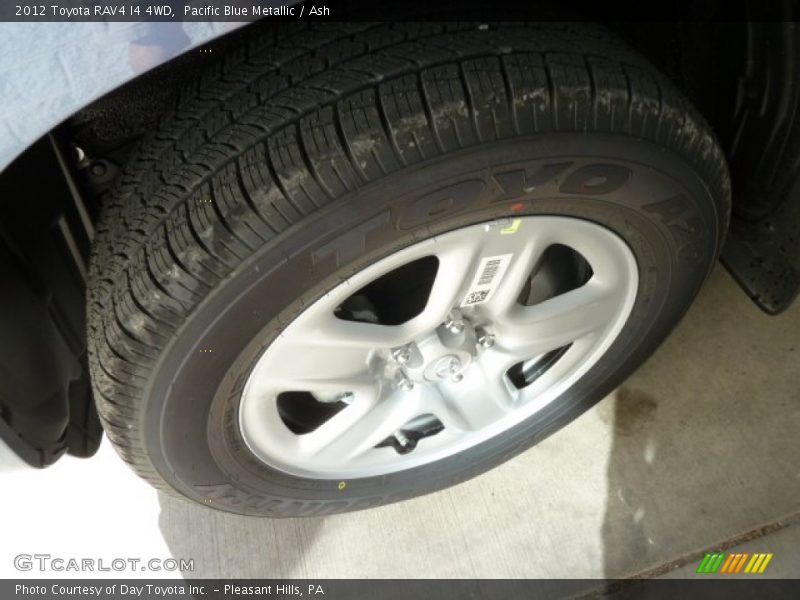 Pacific Blue Metallic / Ash 2012 Toyota RAV4 I4 4WD