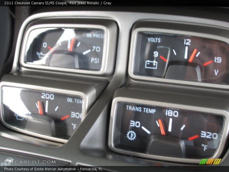 Red Jewel Metallic / Gray 2011 Chevrolet Camaro SS/RS Coupe