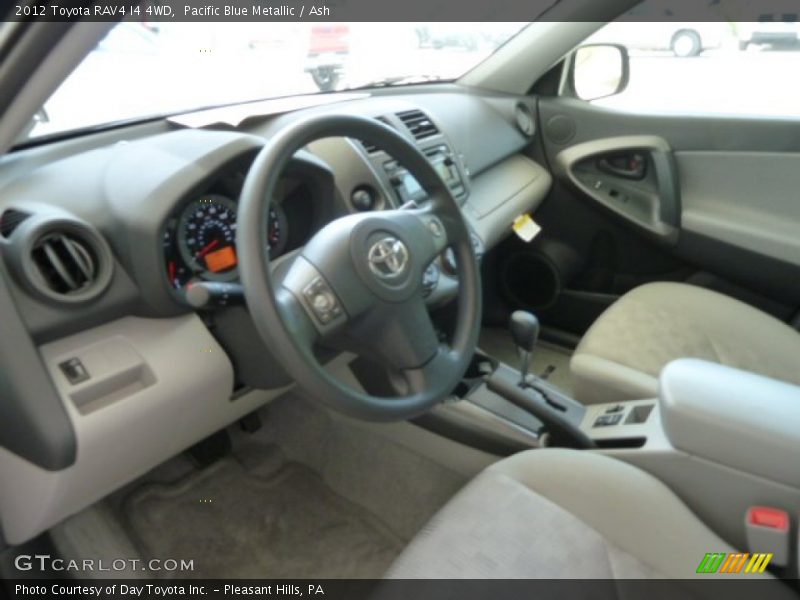 Pacific Blue Metallic / Ash 2012 Toyota RAV4 I4 4WD