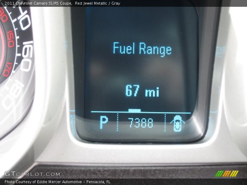 Red Jewel Metallic / Gray 2011 Chevrolet Camaro SS/RS Coupe