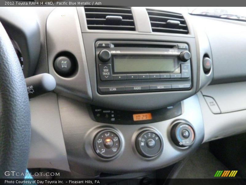 Pacific Blue Metallic / Ash 2012 Toyota RAV4 I4 4WD