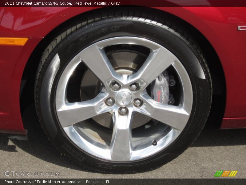 Red Jewel Metallic / Gray 2011 Chevrolet Camaro SS/RS Coupe