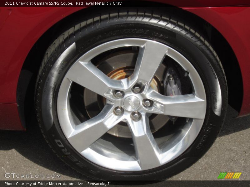Red Jewel Metallic / Gray 2011 Chevrolet Camaro SS/RS Coupe