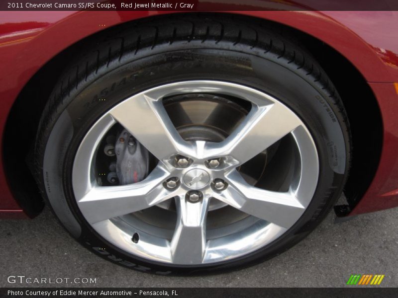 Red Jewel Metallic / Gray 2011 Chevrolet Camaro SS/RS Coupe