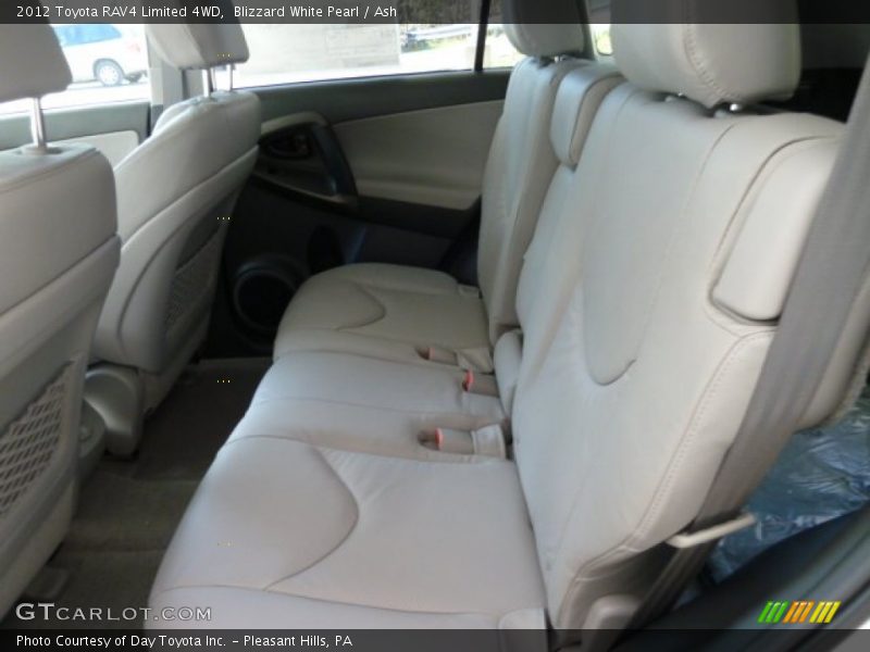 Blizzard White Pearl / Ash 2012 Toyota RAV4 Limited 4WD