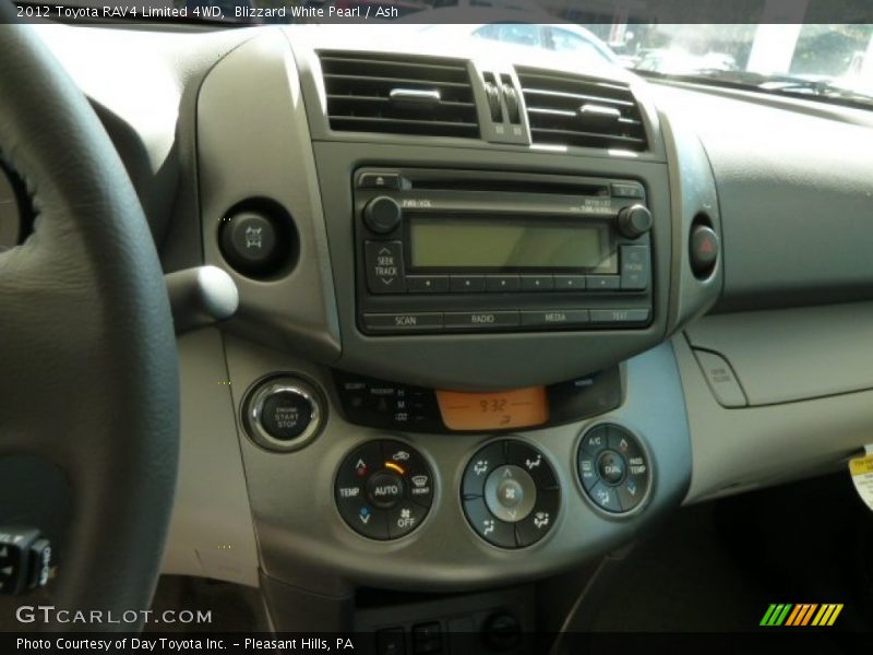 Blizzard White Pearl / Ash 2012 Toyota RAV4 Limited 4WD