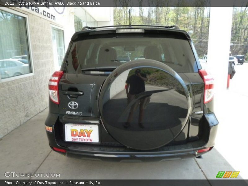 Black / Sand Beige 2012 Toyota RAV4 Limited 4WD