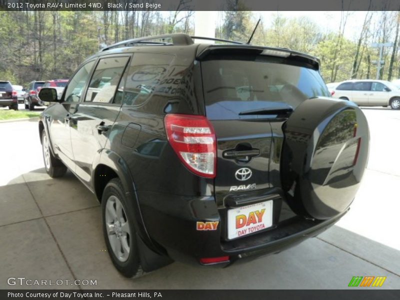 Black / Sand Beige 2012 Toyota RAV4 Limited 4WD