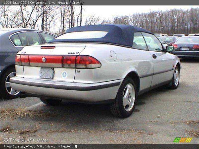 Silver Metallic / Grey 1998 Saab 900 S Convertible