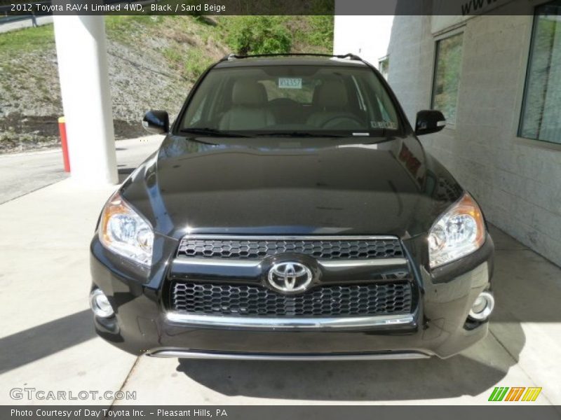 Black / Sand Beige 2012 Toyota RAV4 Limited 4WD