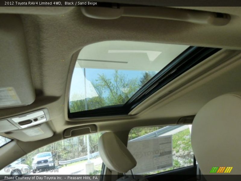 Black / Sand Beige 2012 Toyota RAV4 Limited 4WD