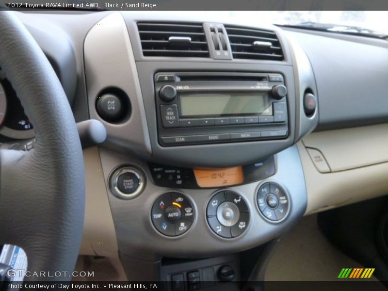 Black / Sand Beige 2012 Toyota RAV4 Limited 4WD