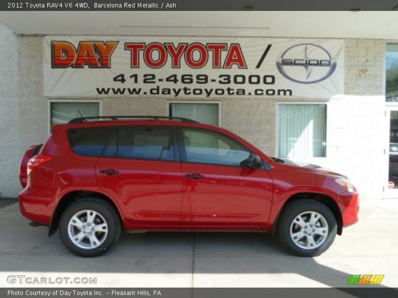 Barcelona Red Metallic / Ash 2012 Toyota RAV4 V6 4WD