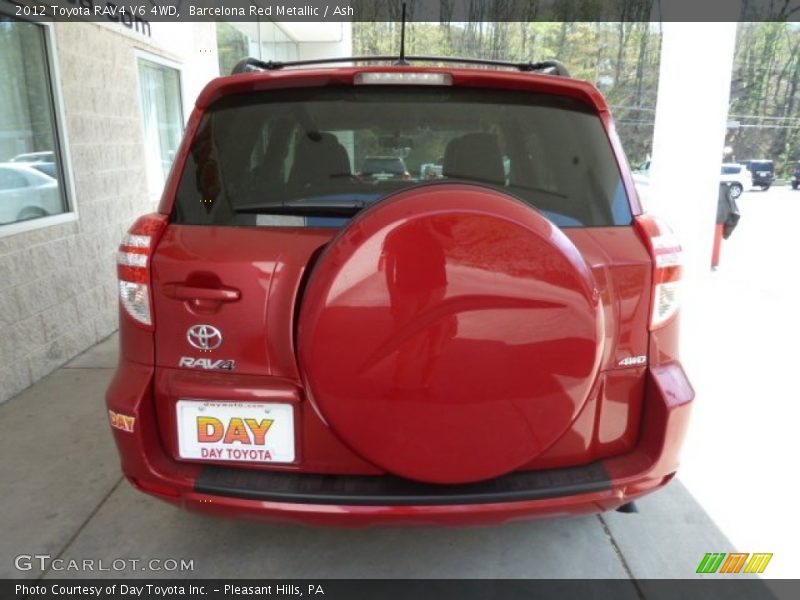 Barcelona Red Metallic / Ash 2012 Toyota RAV4 V6 4WD