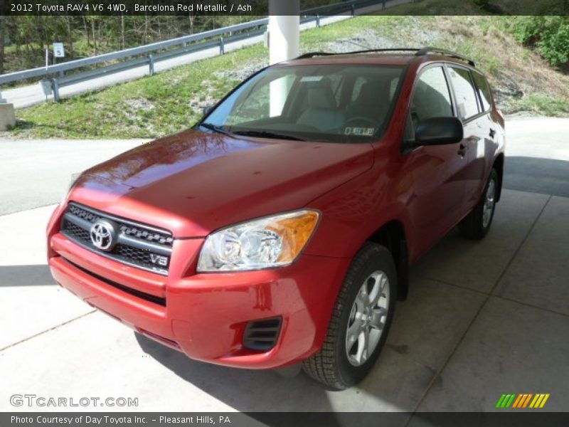 Barcelona Red Metallic / Ash 2012 Toyota RAV4 V6 4WD