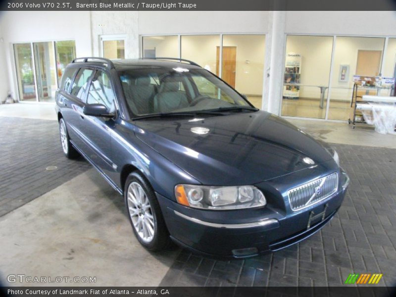 Barents Blue Metallic / Taupe/Light Taupe 2006 Volvo V70 2.5T