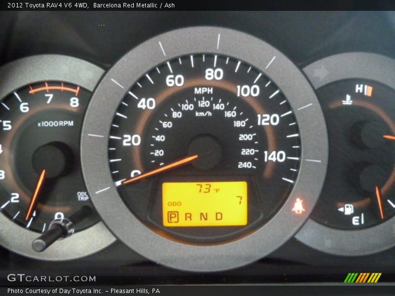Barcelona Red Metallic / Ash 2012 Toyota RAV4 V6 4WD