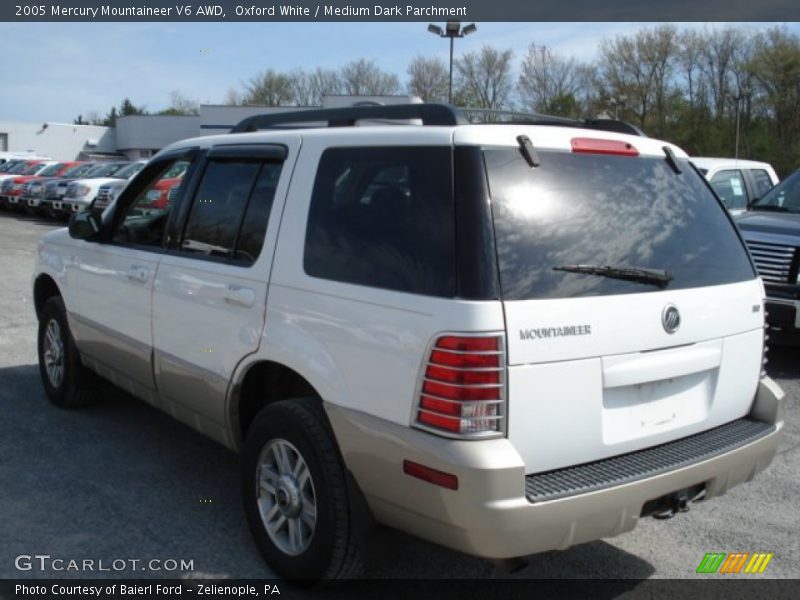 Oxford White / Medium Dark Parchment 2005 Mercury Mountaineer V6 AWD