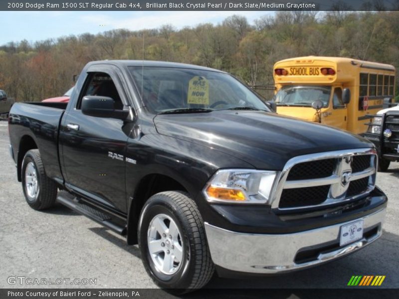 Front 3/4 View of 2009 Ram 1500 SLT Regular Cab 4x4