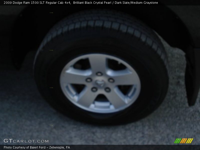 Brilliant Black Crystal Pearl / Dark Slate/Medium Graystone 2009 Dodge Ram 1500 SLT Regular Cab 4x4