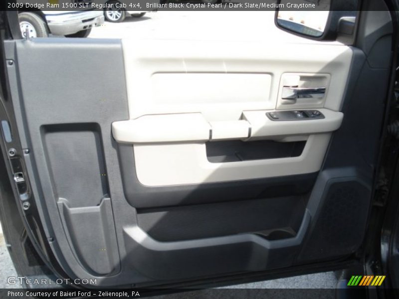 Brilliant Black Crystal Pearl / Dark Slate/Medium Graystone 2009 Dodge Ram 1500 SLT Regular Cab 4x4