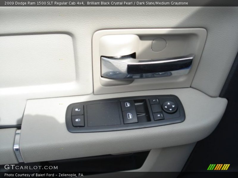 Brilliant Black Crystal Pearl / Dark Slate/Medium Graystone 2009 Dodge Ram 1500 SLT Regular Cab 4x4
