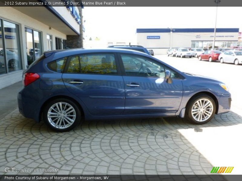 Marine Blue Pearl / Black 2012 Subaru Impreza 2.0i Limited 5 Door