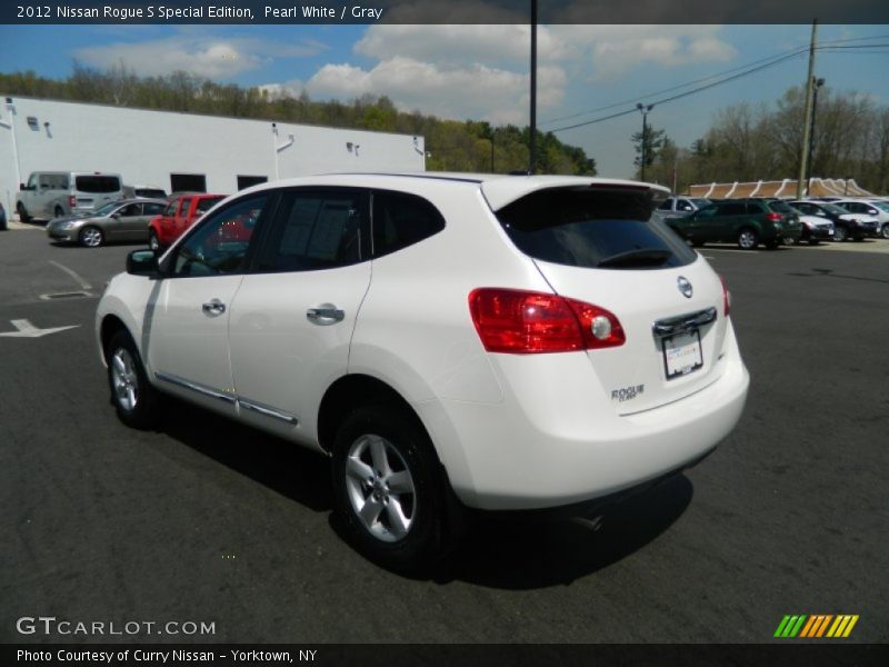 Pearl White / Gray 2012 Nissan Rogue S Special Edition