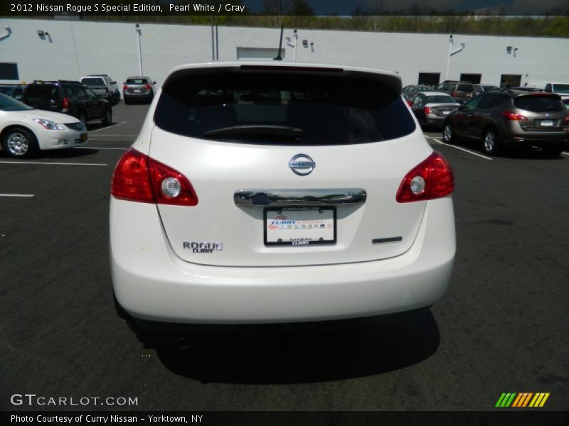 Pearl White / Gray 2012 Nissan Rogue S Special Edition