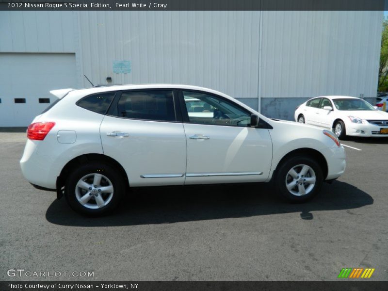 Pearl White / Gray 2012 Nissan Rogue S Special Edition
