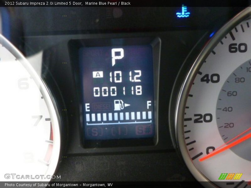 Marine Blue Pearl / Black 2012 Subaru Impreza 2.0i Limited 5 Door