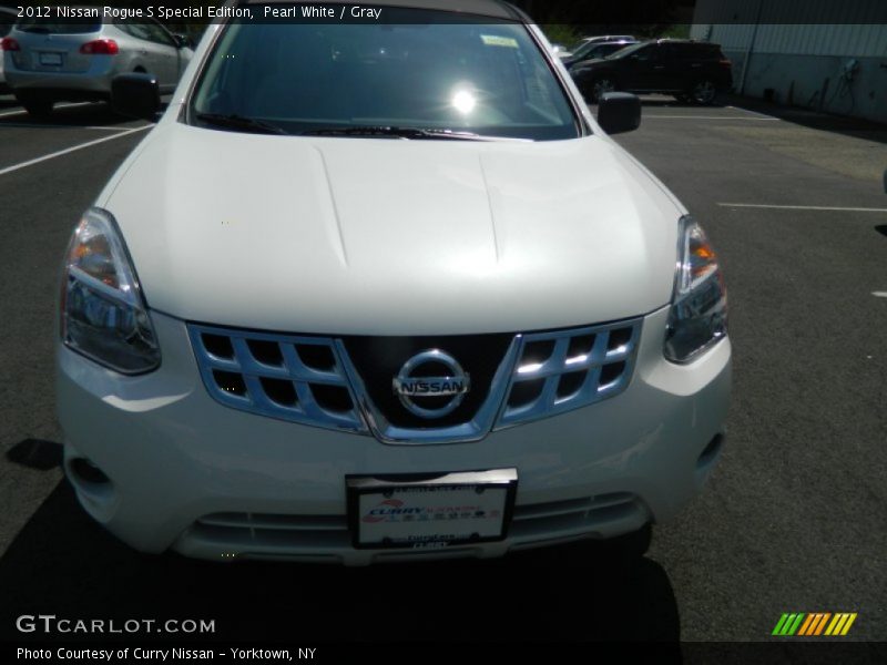 Pearl White / Gray 2012 Nissan Rogue S Special Edition