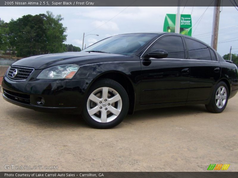 Super Black / Frost Gray 2005 Nissan Altima 2.5 S