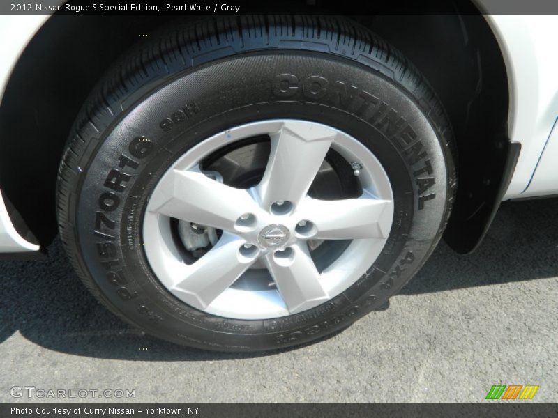 Pearl White / Gray 2012 Nissan Rogue S Special Edition