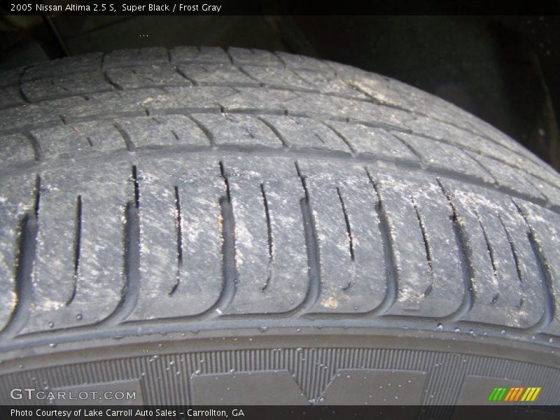 Super Black / Frost Gray 2005 Nissan Altima 2.5 S