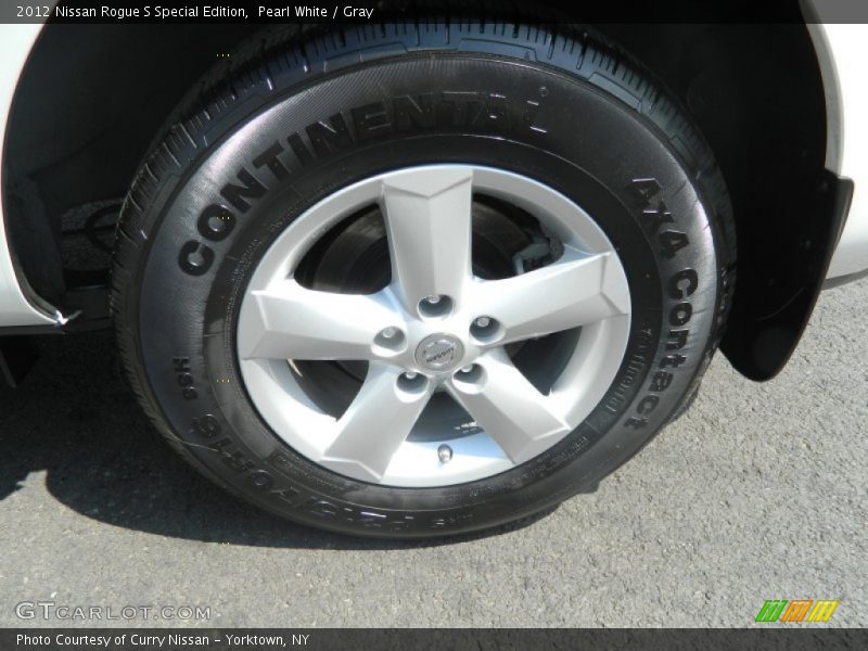 Pearl White / Gray 2012 Nissan Rogue S Special Edition