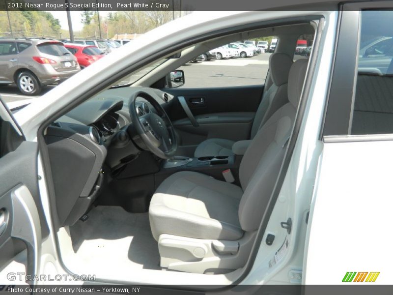 Pearl White / Gray 2012 Nissan Rogue S Special Edition