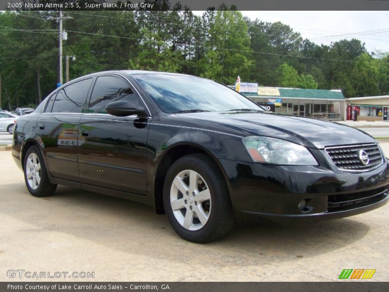 Super Black / Frost Gray 2005 Nissan Altima 2.5 S